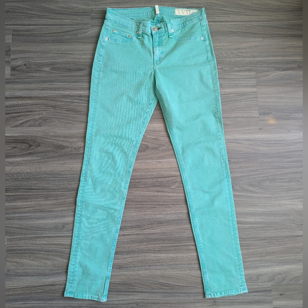 Rag & Bone Jean Teal/Green Leggings - 29 Waist Jeggings